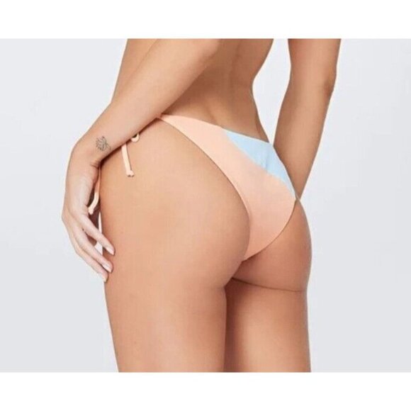 L*SPACE Reversible Dani Full String Bikini Swim Bottom. Size Large.  NWT $88. - Picture 2 of 5